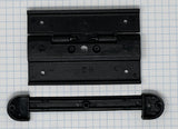 Replacement Hinges, Yamaha 4" Black Plastic with Trim & Hardware
