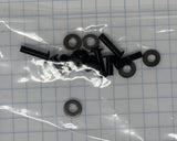 Replacement Hinges, Yamaha 4" Black Plastic with Trim & Hardware