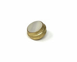 Conn & King, Baritone, Finger Button, Brass with Pearl, 1 each