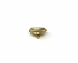 Finger Button, Conn Getzen Olds, Brass with Pearl