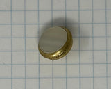 Finger Button, Conn Getzen Olds, Brass with Pearl