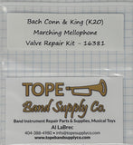 Valve Kit, Bach, Conn, & King (K20) Marching Mellophones, Repair Kit