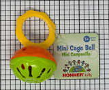 Baby Rattle, Hohner Kids, 4" Handled Mini Cage Bell, Colors Vary