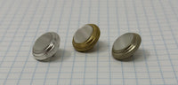 Bach Finger Buttons, Cornet, Flugelhorn, Trumpet, Nickel, Lacquer, or Silver with Pearl