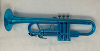 Allora Bb Trumpet - Plastic Metallic Blue, Preowned