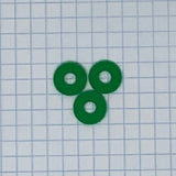 Universal Trumpet. Valve Stem Felt, Green, Set of 3