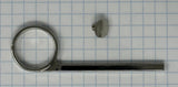 Bach BTR Trumpet 3rd Slide Finger Push Rod with Lyre Screw, Nickel or Silverplate