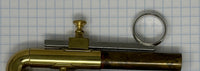 Olds Ambassador Cornet Trumpet 3rd Slide Finger Push Rod (Finger Ring) with Lyre Screw