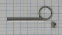 Yamaha 3rd Slide Finger Push Rod (Finger Ring), 4.5mm with Lyre Screw