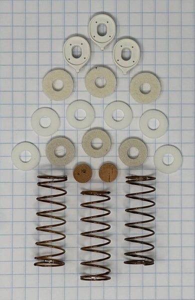 Valve Kit, Yamaha YEP-202M and YBH-301M Marching Baritone and Euphonium Repair Kit