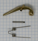 King Trombone 2103F - 3B Style Tenor Water Key Replacement Kit, Lacquer