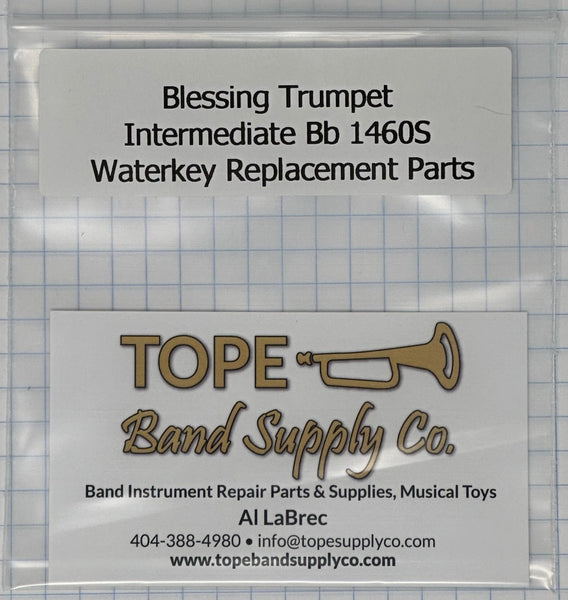 Blessing 1460S Bb trumpet waterkey replacement parts