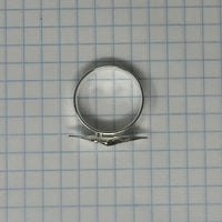 3rd slide valve finger ring, silver-plate