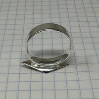 3rd slide valve finger ring, silver-plate