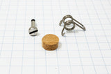 Yamaha Tuba, YBB-641(2), YBB-841, Water Key Screw, Spring, & Cork Kit