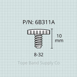 Lyre Screw, Holton, LeBlanc, Selmer, & Vito Bass Clarinet, nickel-plated