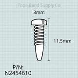Yamaha Saxophone, Pivot Screw, 2 each