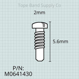 Yamaha Clarinet / Oboe, Pivot Screw, 2 each