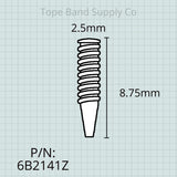 Leblanc, Selmer, & Vito Clarinet Pivot Screws, 2 each