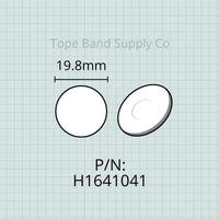 Finger Button Pearl Inlay (insert), Yamaha Tuba and Sousaphone, 1 each, 20mm