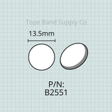 Finger Button Insert (Inlay), 13.5mm, Bach TR300