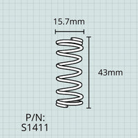 Valve Springs, Holton ST550 "Admiral" Trumpet, Piston Valve Springs, Set of 3
