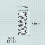 Valve Springs, Holton ST550 "Admiral" Trumpet, Piston Valve Springs, Set of 3