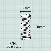 Valve Springs, Conn, Victor, Cornet & Trumpet, Set of 3