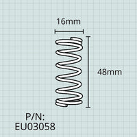 Valve Springs, Bach, Conn, King, Euphonium, & Marching Tubas, Set of 3 or 4