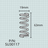 Valve Springs, Conn, 20K & 22K Sousaphone, Set of 3