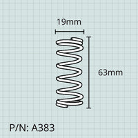 Valve Springs, Universal Sousaphone & Tuba, Conn Size, Set of 3 or 4