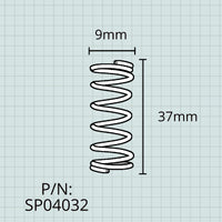 Valve Springs, Conn & King Trumpets, Very Common, Set of 3