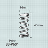 Jupiter JBR-560 & JBR-5060 Marching Baritone, Valve Springs, Set of 3