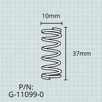 Getzen Valve Spring, Cornet Trumpet, Set of 3