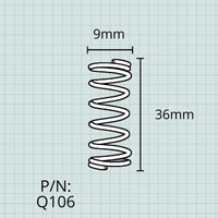 Valve Springs, Benge Trumpet, Set of 3
