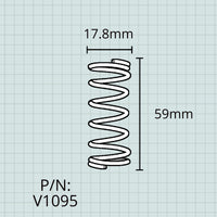 Valve Springs, Universal Low Brass, John Packer Size, Set of 3