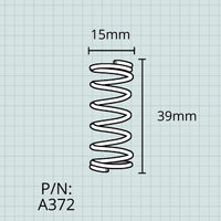 Valve Springs, Olds-Fullerton Cornet & Trumpet, Set of 3
