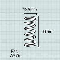 Valve Springs, Holton, King, & Others, Trumpet Top Action, Set of 3