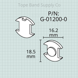 Getzen Valve Guide, Cornet Trumpet, Set of 3