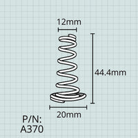 Valve Springs, Universal Bottom Action Cornet & Trumpets