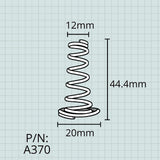 Valve Springs, Universal Bottom Action Cornet & Trumpets