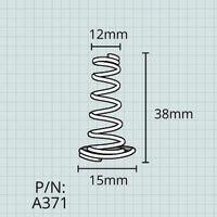 Valve Springs, Universal Bottom Action Cornet & Trumpets