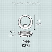 King Cleveland, Cornet & Trumpet, Round Valve Guide, 1 set of 3
