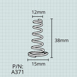 Valve Springs, Universal Bottom Action Cornet & Trumpets