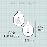 Valve Guides, Yamaha YFH-631 Flugelhorn, Set of 3