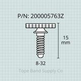 Lyre Screw, Selmer Alto & Tenor Sax, nickel-plated