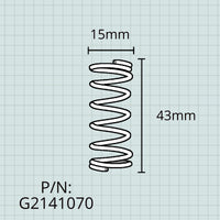Valve Springs, Yamaha, Marching Euphonium & Baritone, Set of 3 or 4