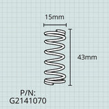 Valve Springs, Yamaha, Marching Euphonium & Baritone, Set of 3 or 4
