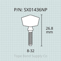 Neck Screw, Genuine Conn, King, Sousaphone, Tuba, and others, Nickel