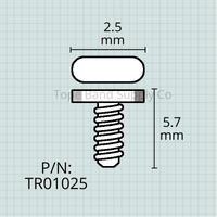 Valve Guide (screw in), King, 2165 / 2166 Valve Trombone, 1 each